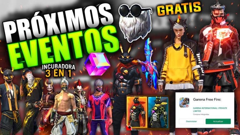 descubre los eventos mas recientes en free fire y evoluciona en el juego