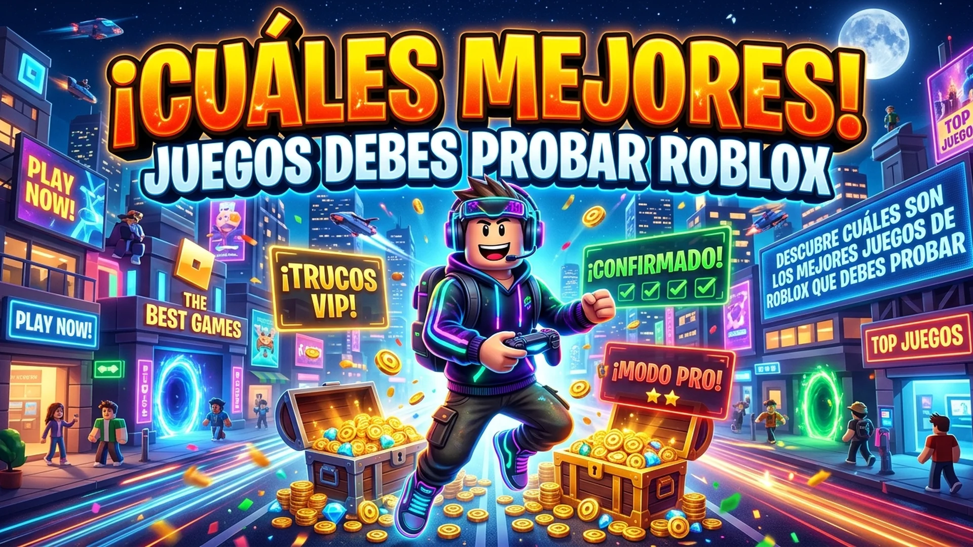 Descubre Cuáles Son los Mejores Juegos de Roblox que Debes Probar